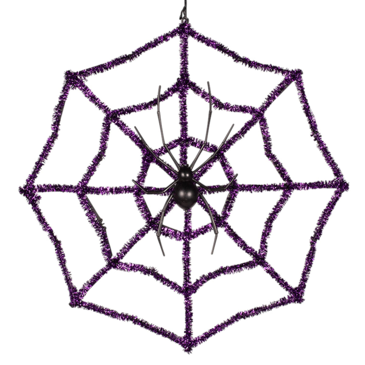 Tinsel Spiderweb Decoration