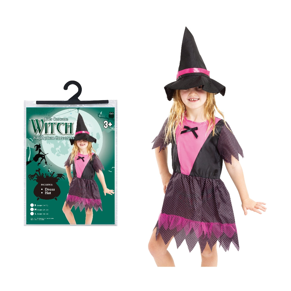 Pink Witch Costume - Kids