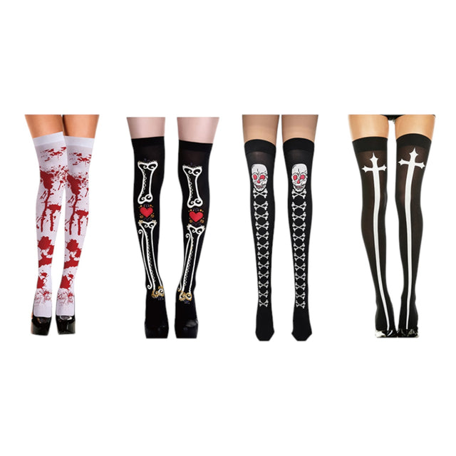 Halloween Knee High Tights - Assorted