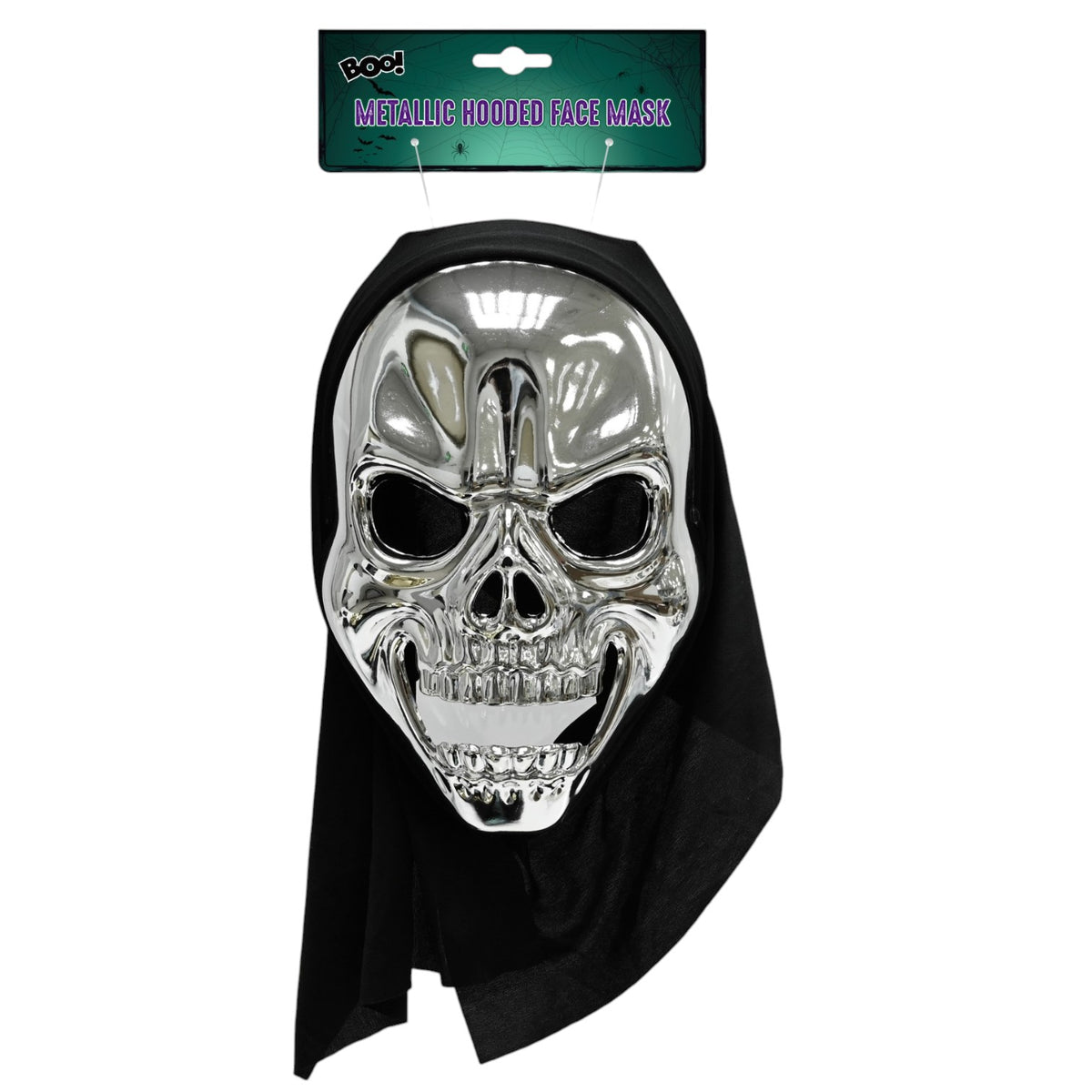 Metallic Mask with Hood - 3 Designs
