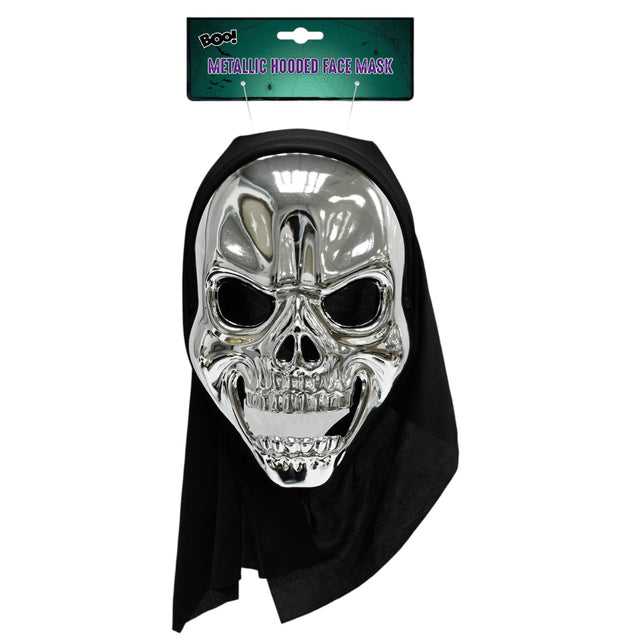 Metallic Mask with Hood - 3 Designs