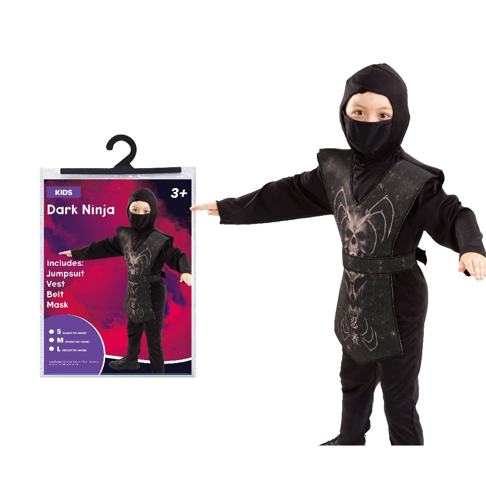 Dark Ninja Costume - Kids
