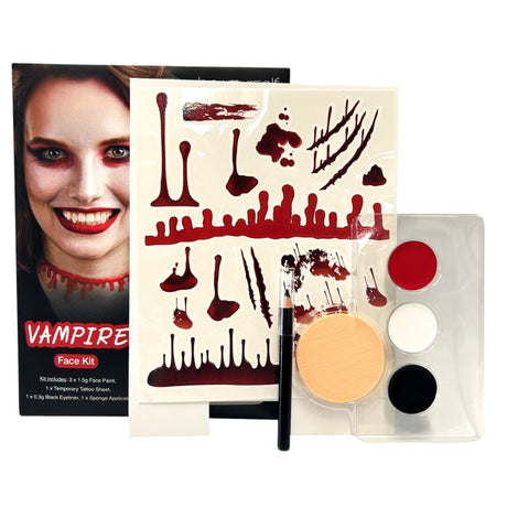 Vampire Makeup Kit with Blood Choker