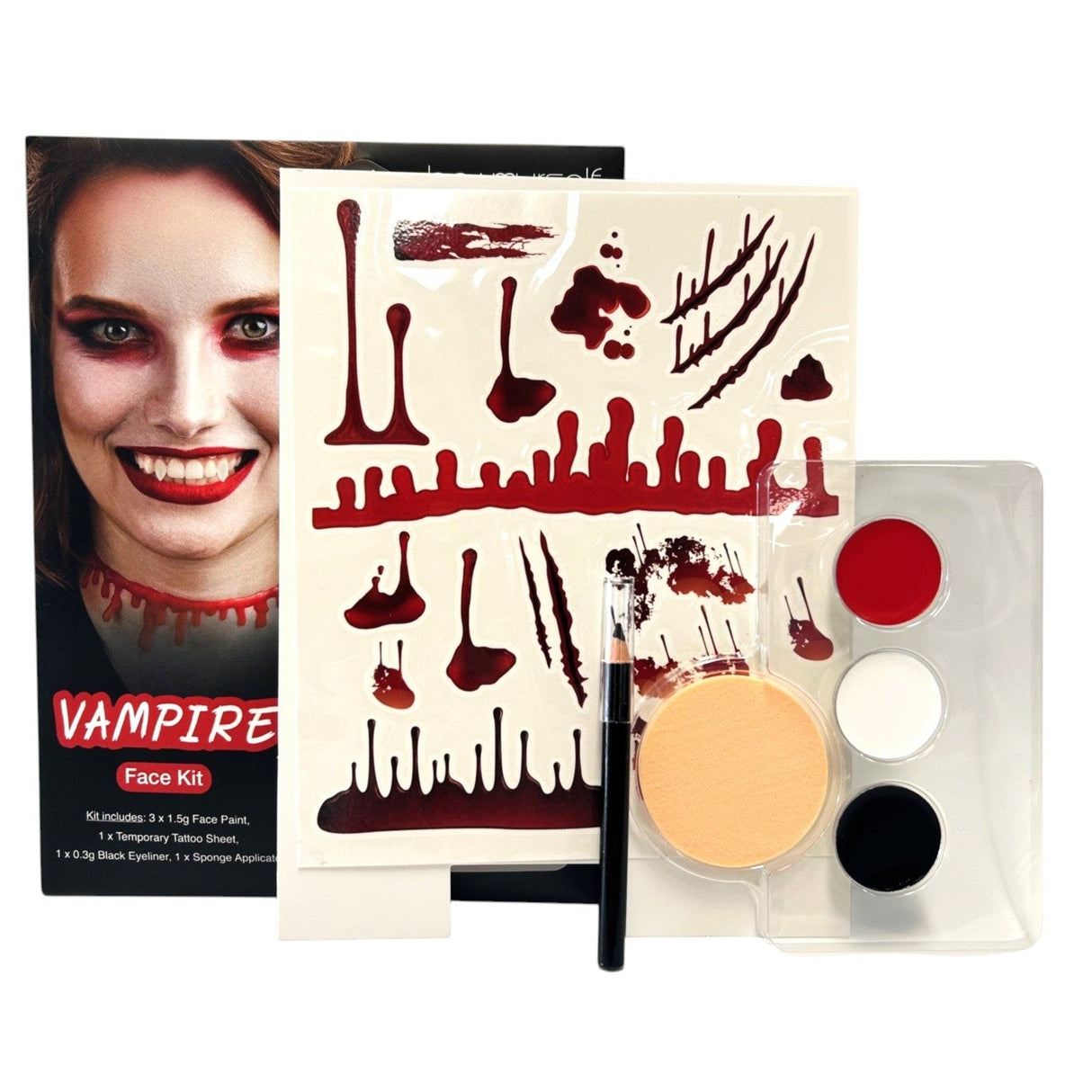 Vampire Makeup Kit With Blood