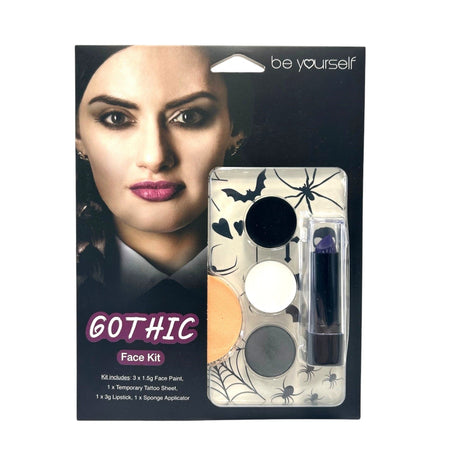 Gothic Face Makeup Kit With Tattoo