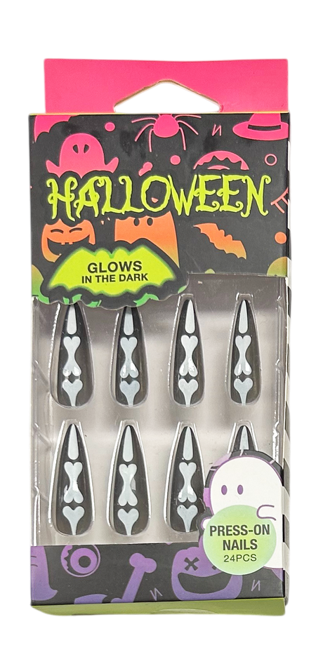 Halloween Press-On Nails - Adults & Kids