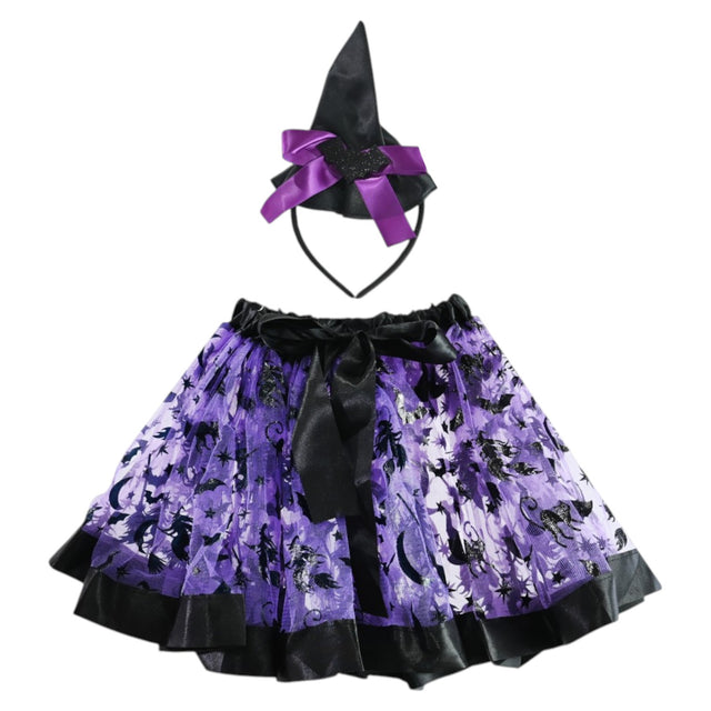 Witch Tutu & Hat Set - Kids - 3 Colours