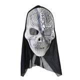 Cracked Skull Mask with Hood - Assorted