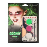 Clown Face Paint Kit with Tattoos