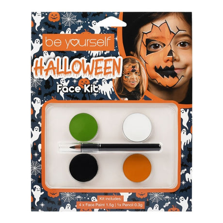 Halloween Kids Face Paint Kit - 6 Designs