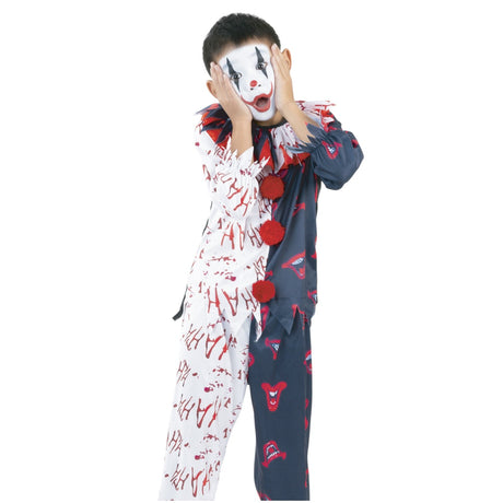 Creepy Circus Clown Jumpsuit - Kids