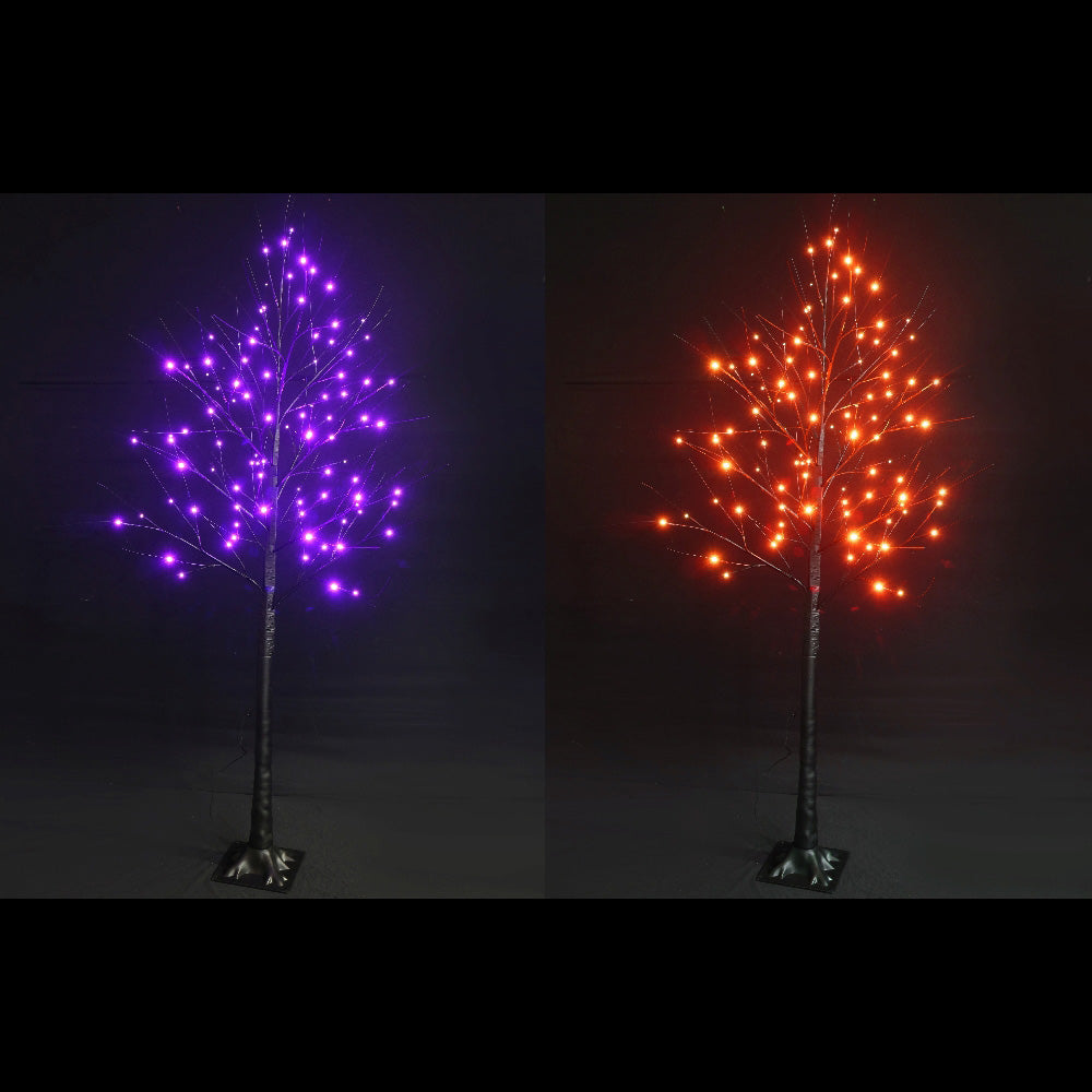 Halloween Light Up Birch Tree