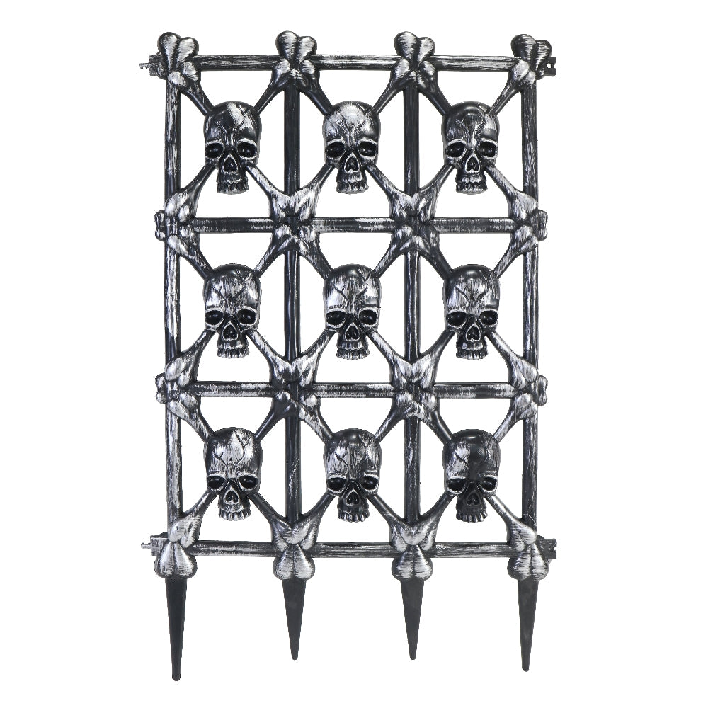 Skull Garden Fence Stake