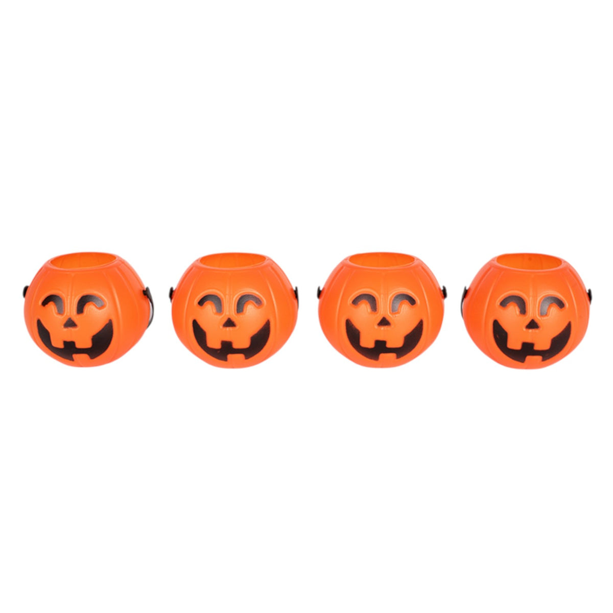 Mini Pumpkin Pails - 4 Pack