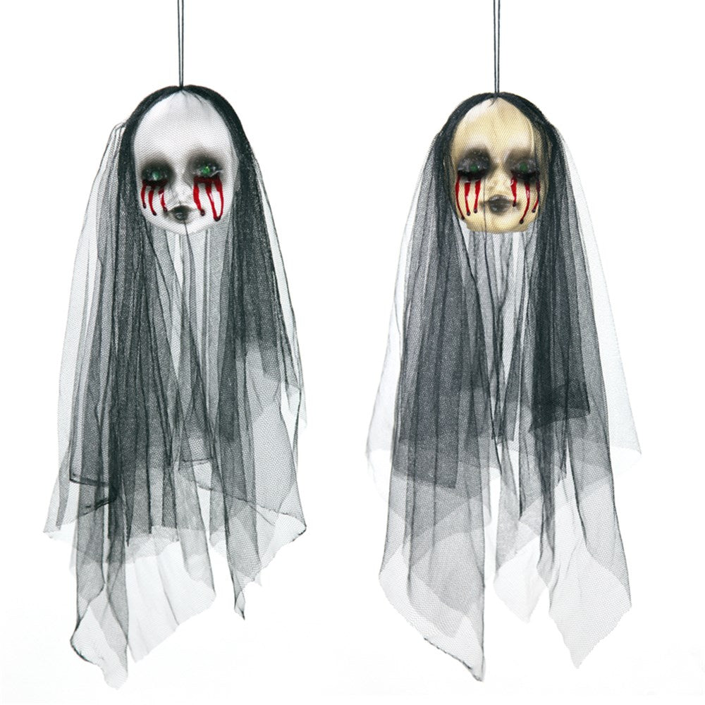 Hanging Ghoul Head