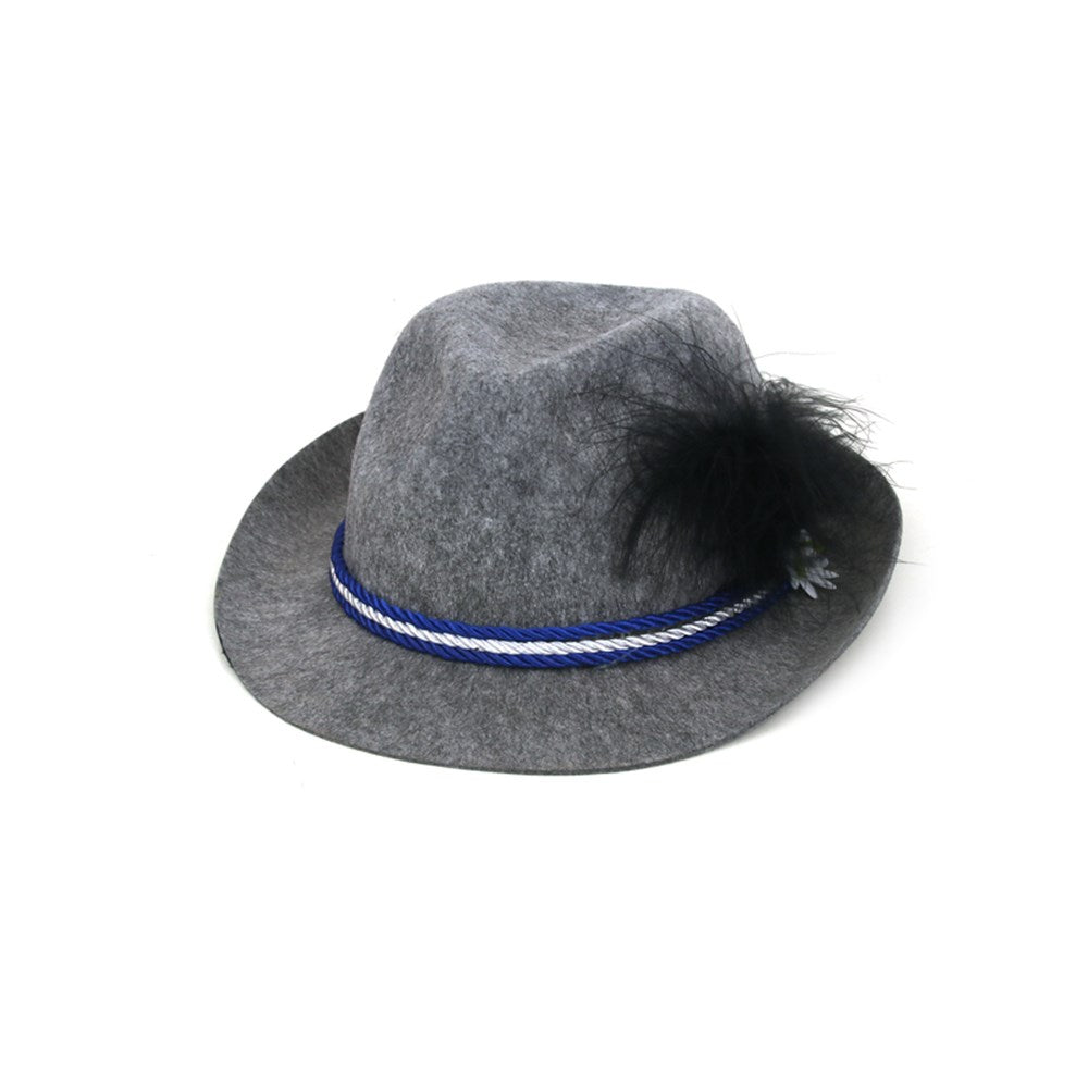 Oktoberfest Fedora with Feather