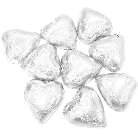 Chocolate Hearts Silver 63g