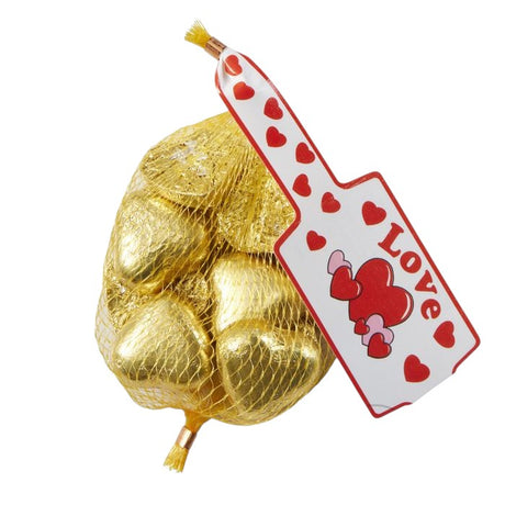 Chocolate Hearts Gold 63g