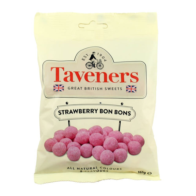 Taverners Strawberry Bon Bons – 165g