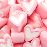 Mallow Hearts Pink/White 800g