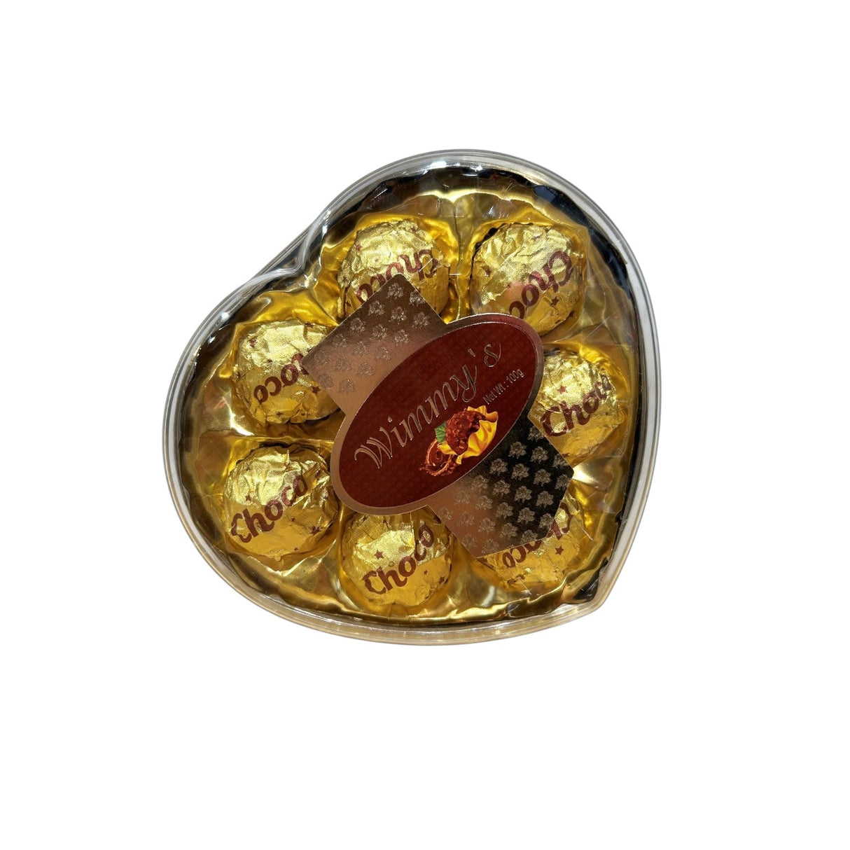 Wimmys Mini Chocolate Hearts - 8 Pack