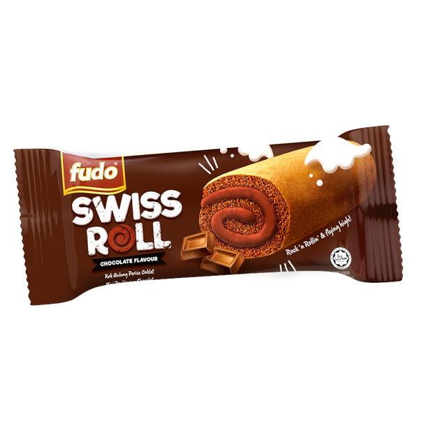 Fudo Swiss Roll - Chocolate - 24 Pack