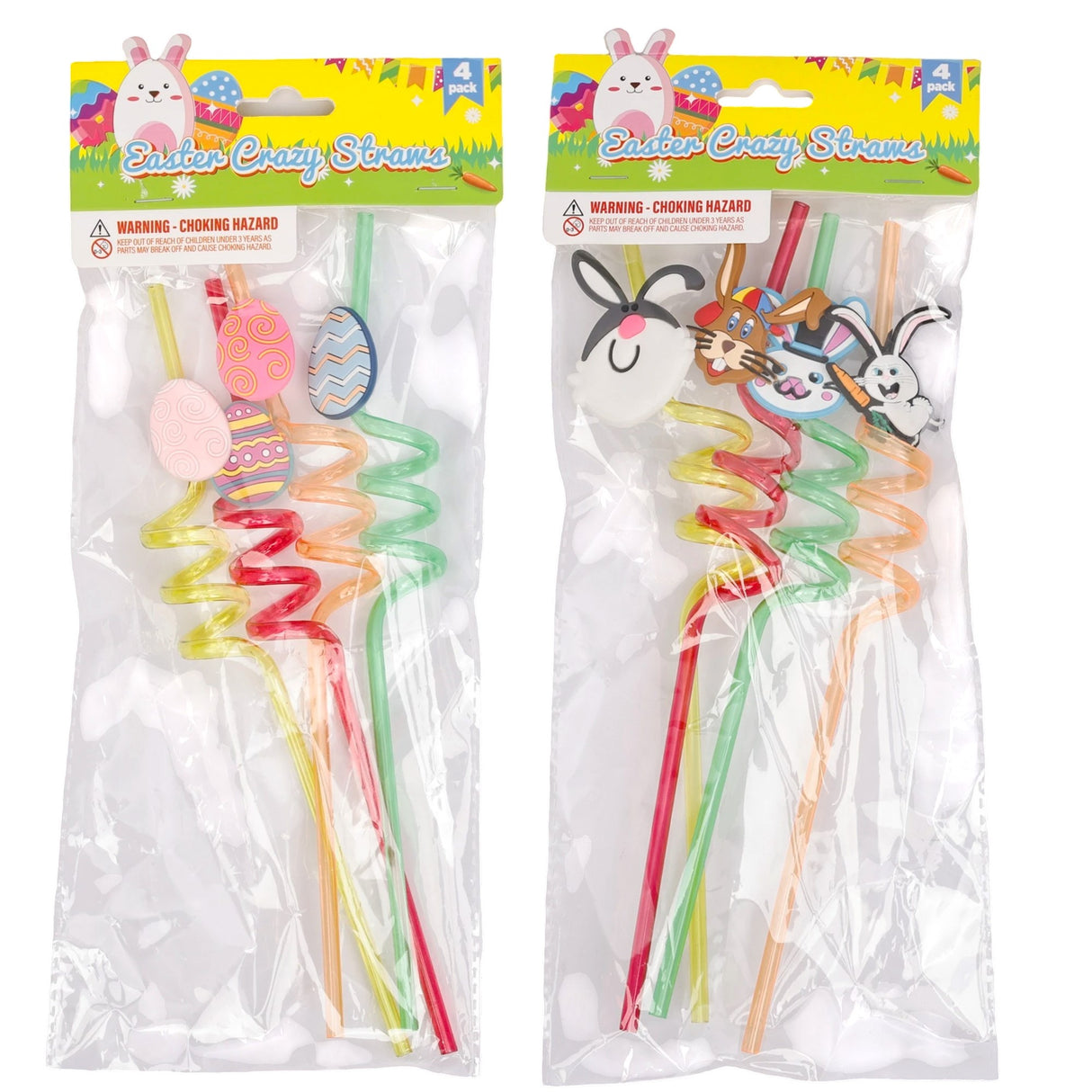 Reusable Easter Novelty Straws