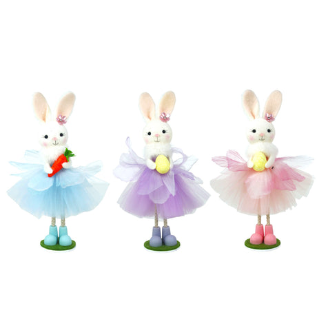 Bunny Fairy Decorative Figures 20cm – Assorted 3 Colours