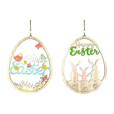 Happy Easter MDF Sign 17 x 22cm