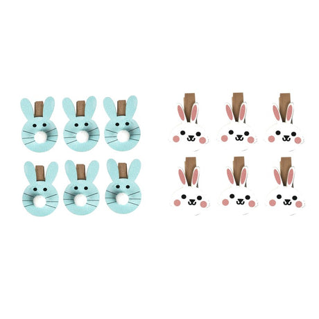 Easter Decorative Pegs – 6 Pack (Assorted 2 Designs)