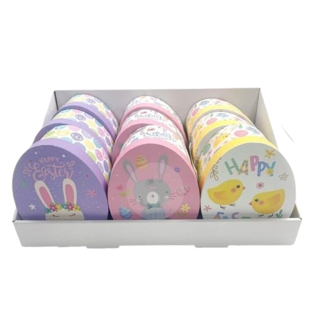 Egg-Shaped Cardboard Gift Box