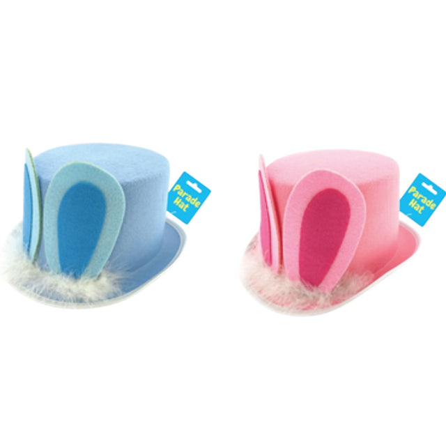 Kids Easter Top Hat with Ears – Assorted 2 Colours