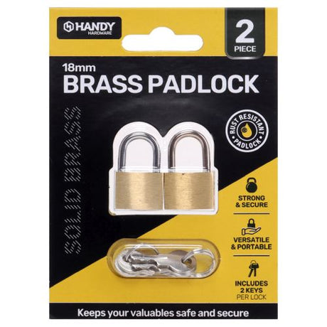 Brass Padlock – 2 Pack