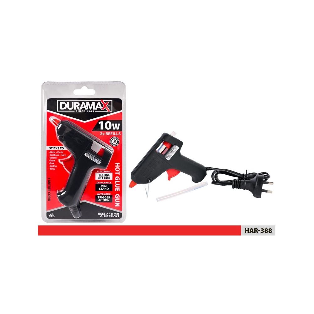 3 Piece 10W Glue Gun Set with Glue Sticks