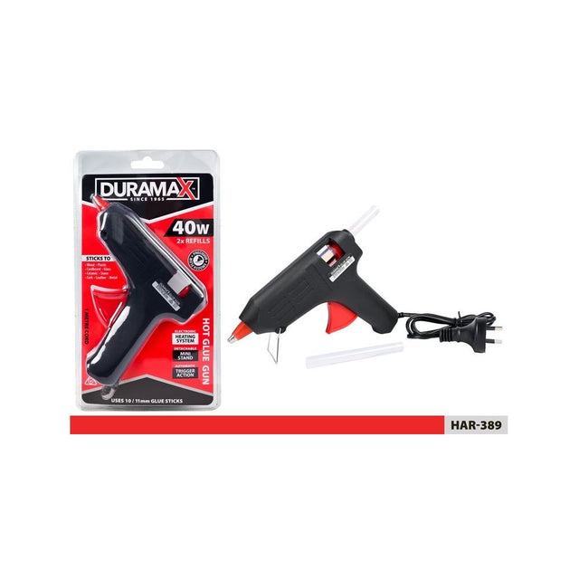 3 Piece 40W Glue Gun Set with Glue Sticks