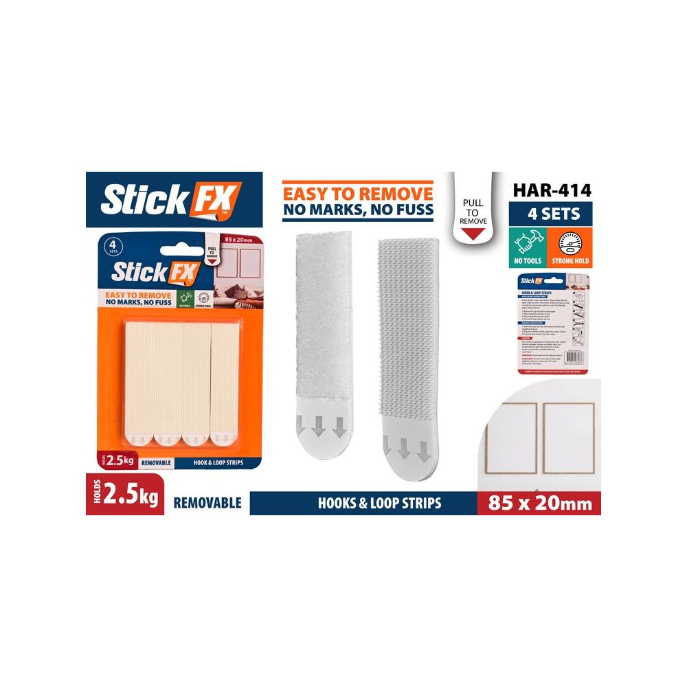4 Set Picture Hanging Tape 85 x 20mm