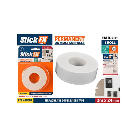 Double Sided Foam Tape 24mm x 2m
