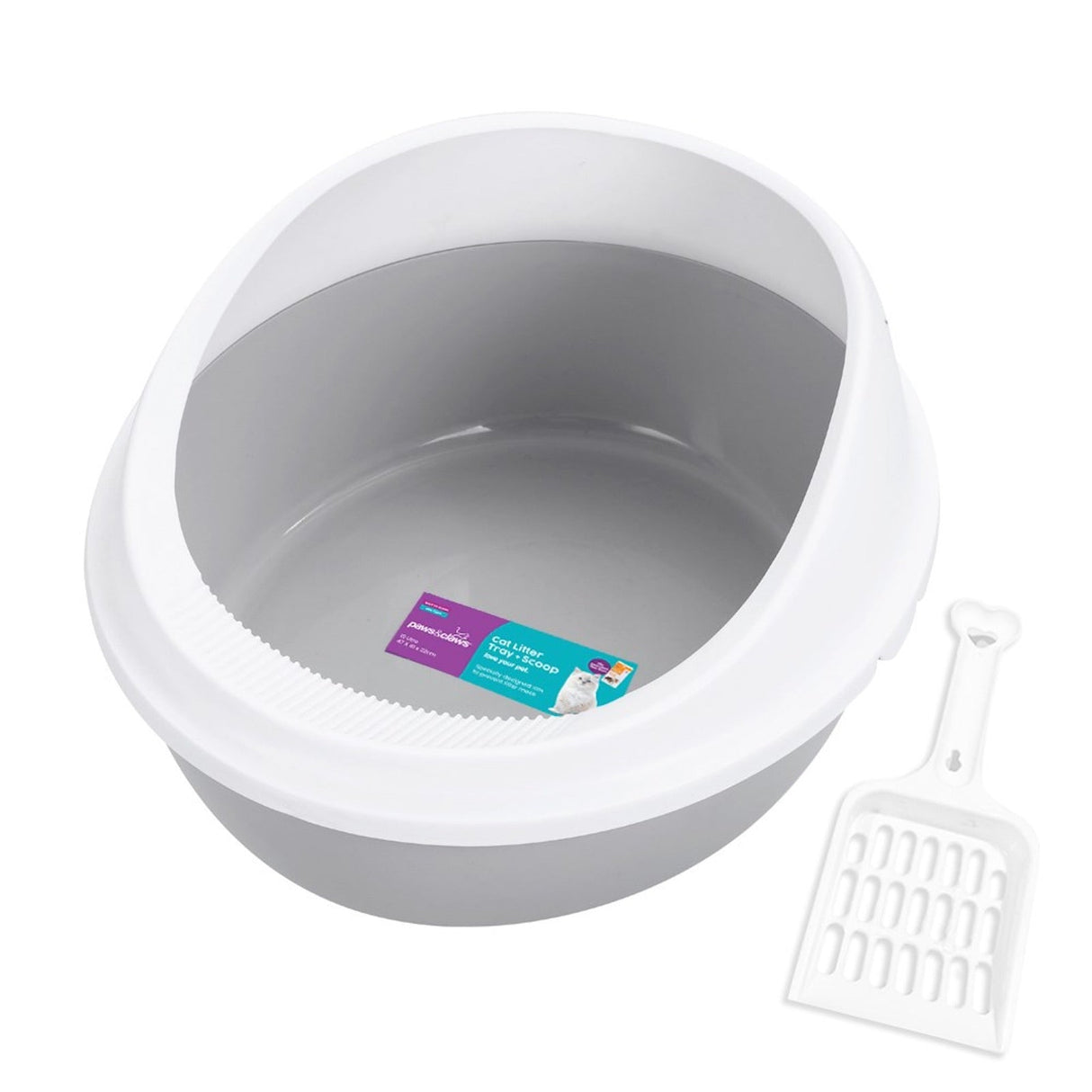 Round Cat Litter Tray - Large