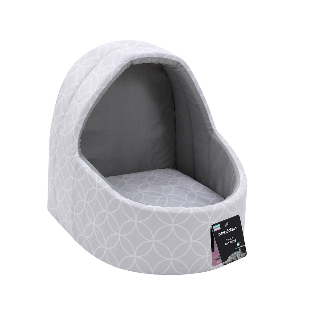 Fleece Cat Cave Snuggler 33 x 40 x 38cm