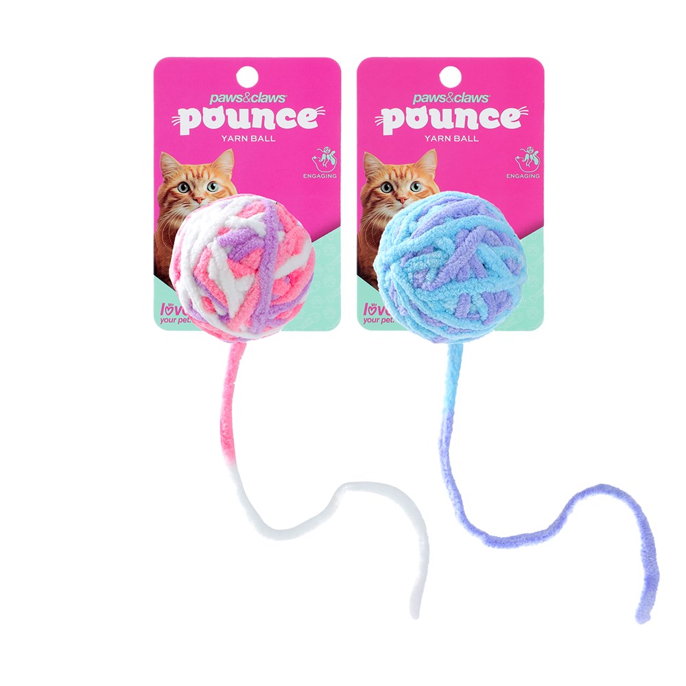 2 Pack Yarn Ball Cat Toy 5cm