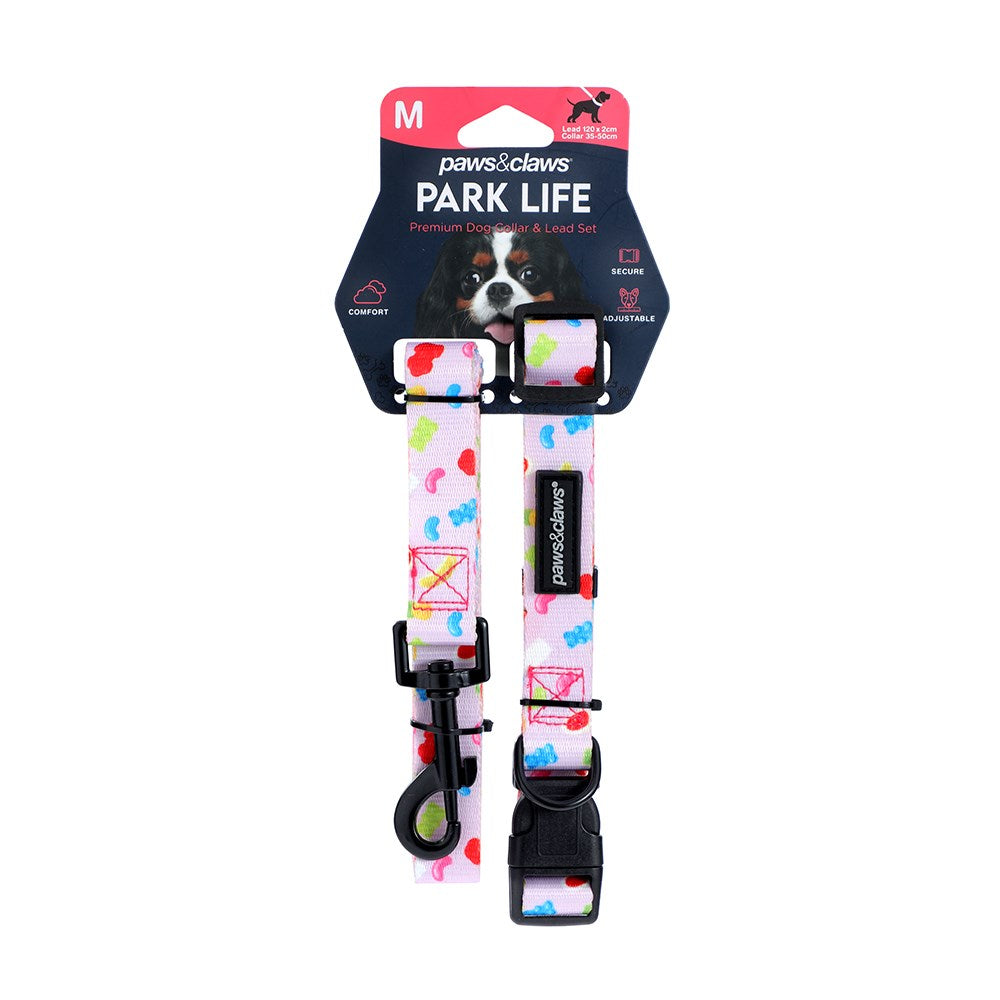 Park Life Collar and Lead Set - Medium