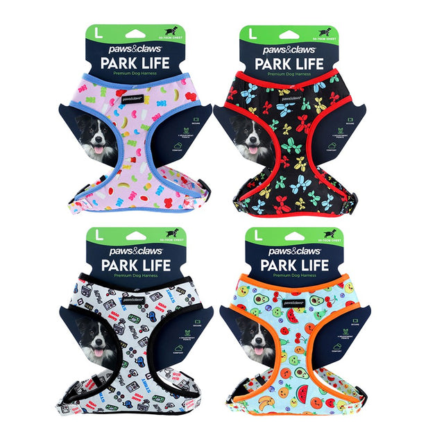 Printed Dog Harness Large 50-70cm 4 Assorted Designs