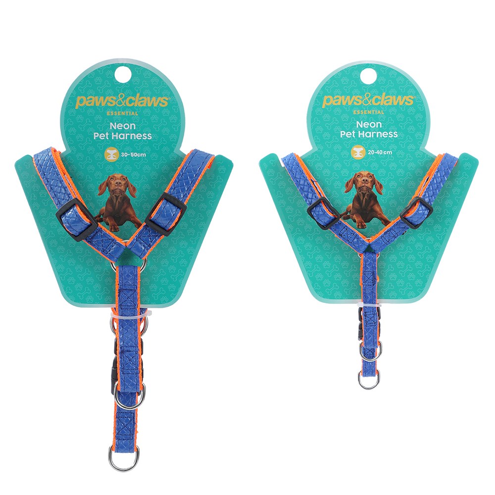 Adjustable Reflective Dog Harness 30-50cm