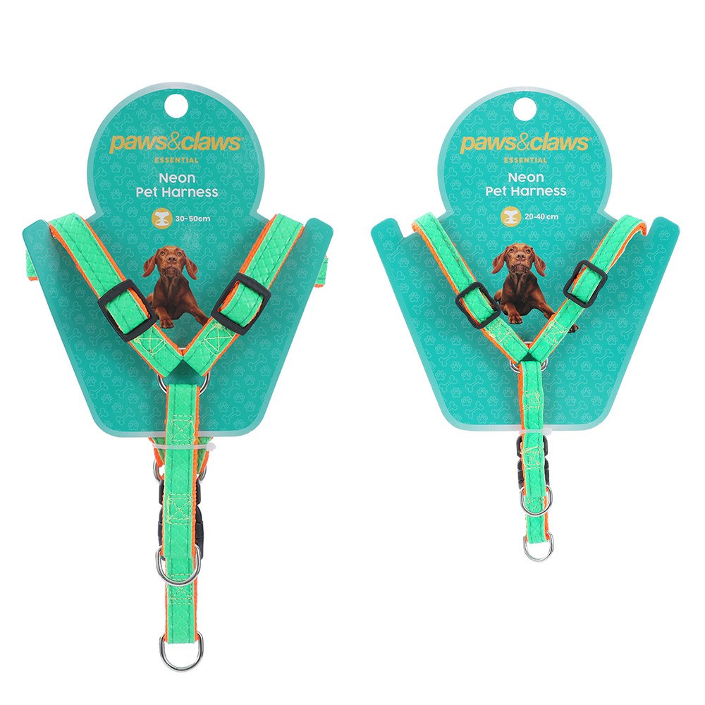 Adjustable Reflective Dog Harness 30-50cm