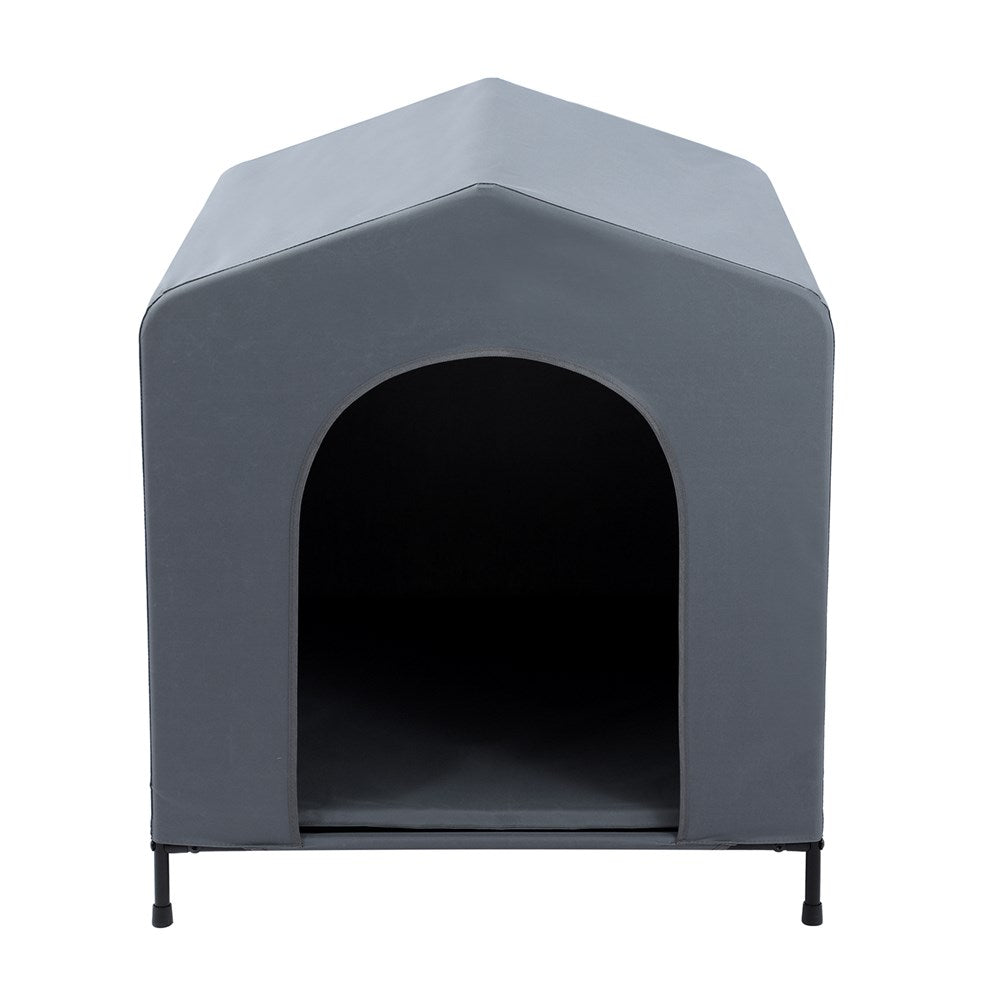 Elevated Pet House with Cushion Large