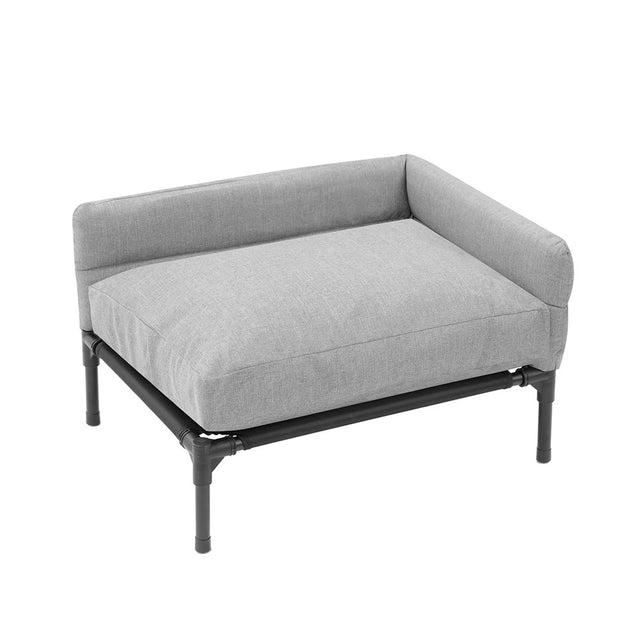 Elevated Sofa Pet Bed 64.5cm x 49cm x 38.5cm Linen Grey