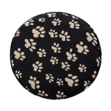 Fleece Round Pet Bed 80cm - 4 Designs