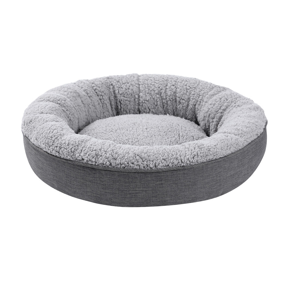 Plush Round Pet Bed 54cm