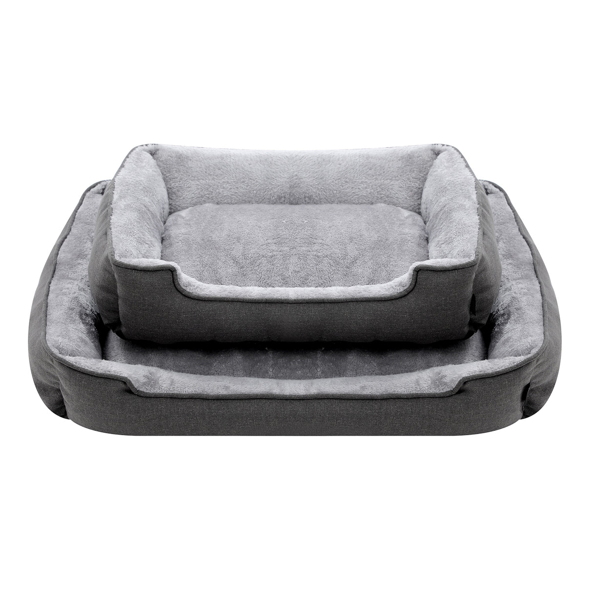 Pet Bed Plush Walled - Large
