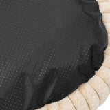 Oval Ribbed Pet Bed 60x50x15cm